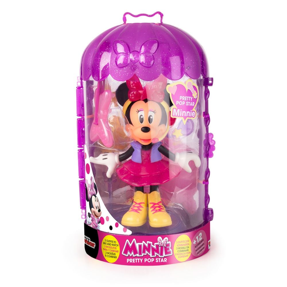 Figurina Minnie Mouse cu accesorii Pop Star