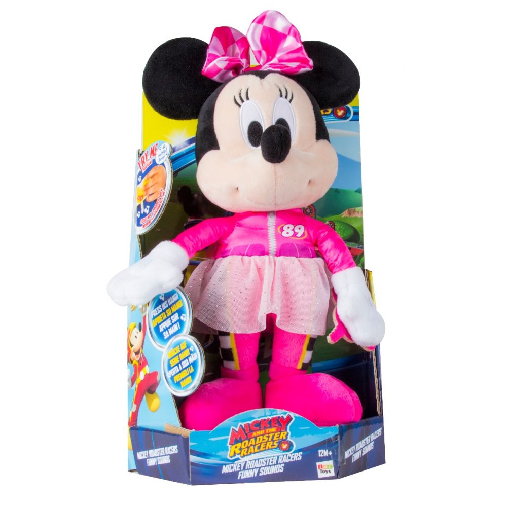 Jucarie de plus cu functii Minnie Roadster Races
