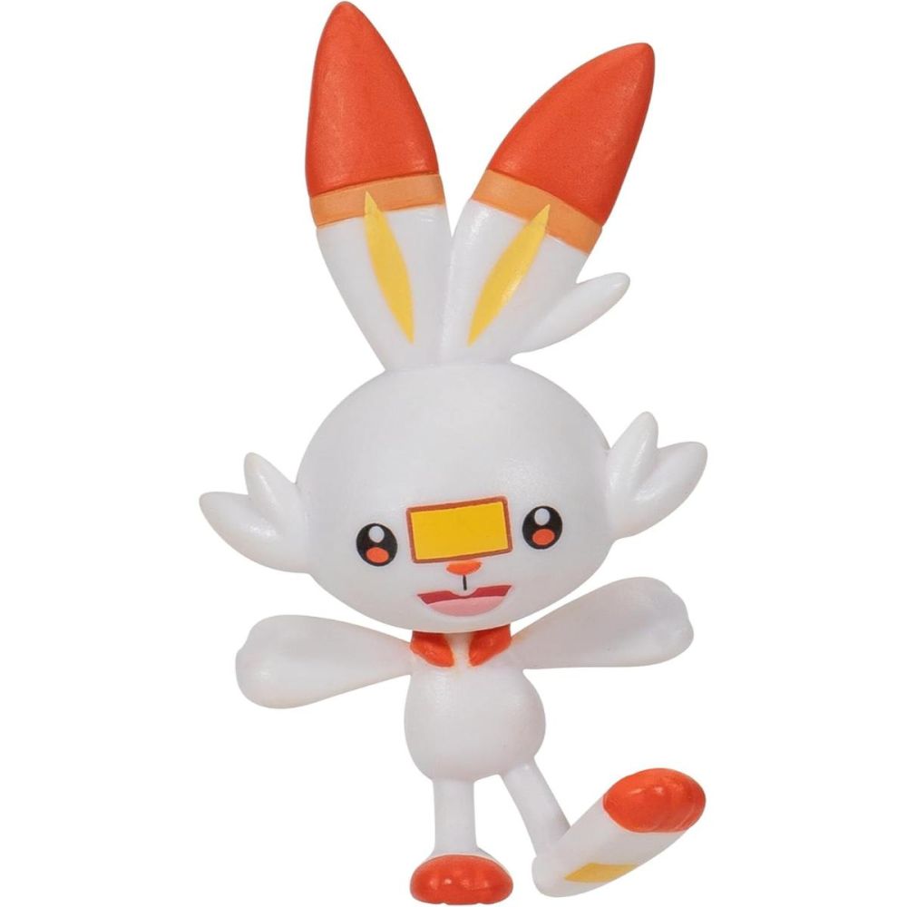 Figurina in bila Clip N Go Pokemon S2, Scorbunny si Premier Ball