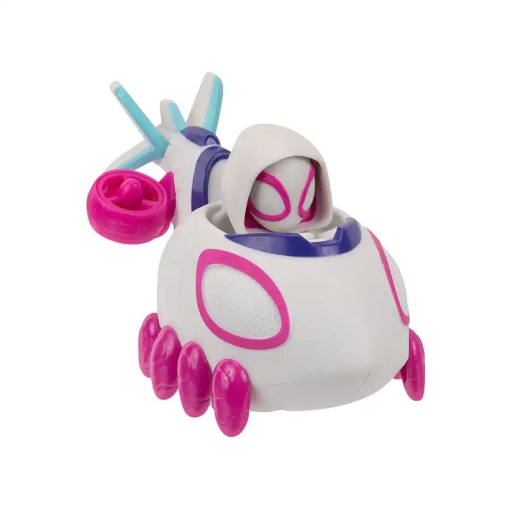 Vehicul cu figurina, Spidey Amazing Friends, Web Racers