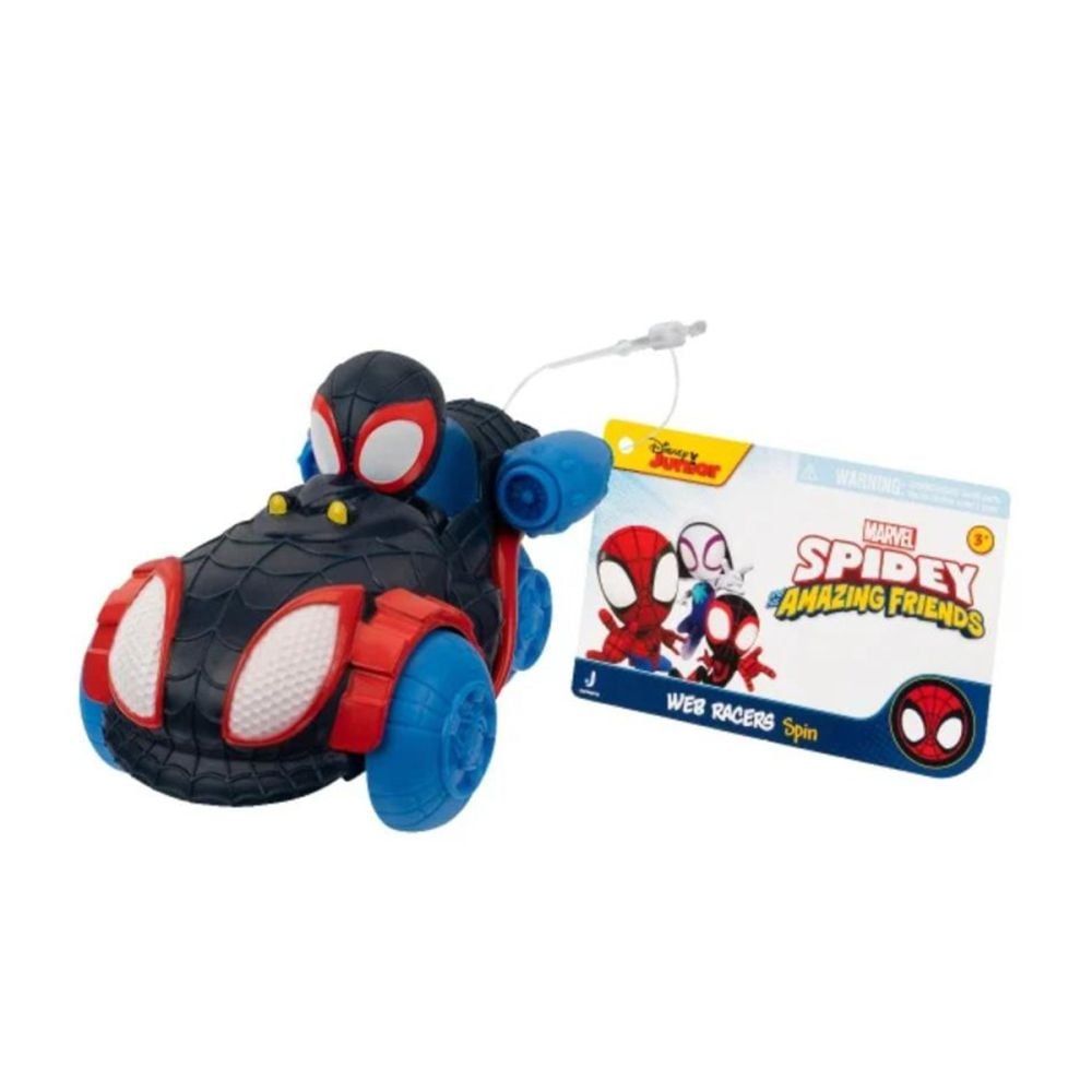 Vehicul cu figurina, Spidey Amazing Friends, Web Racers