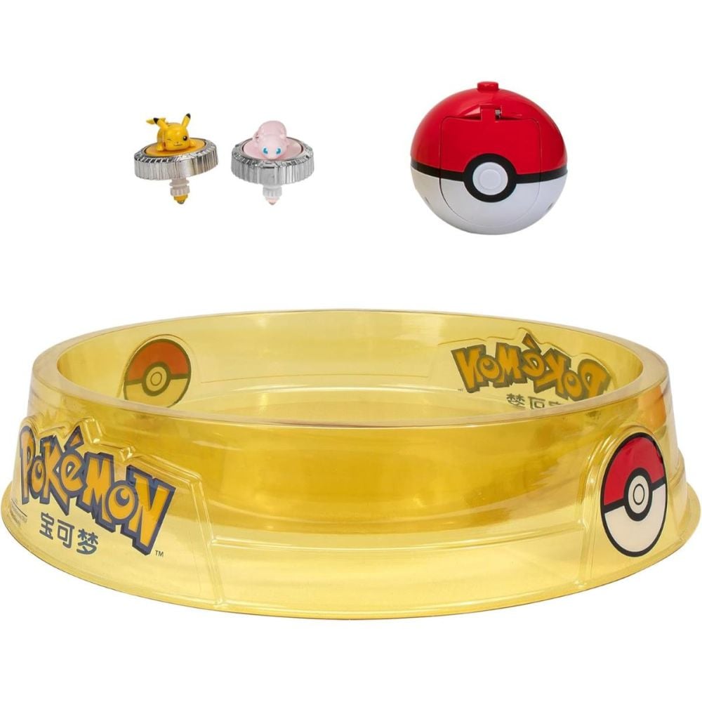Set de joaca cu doua figurine, Pokémon Battle Spinner Arena