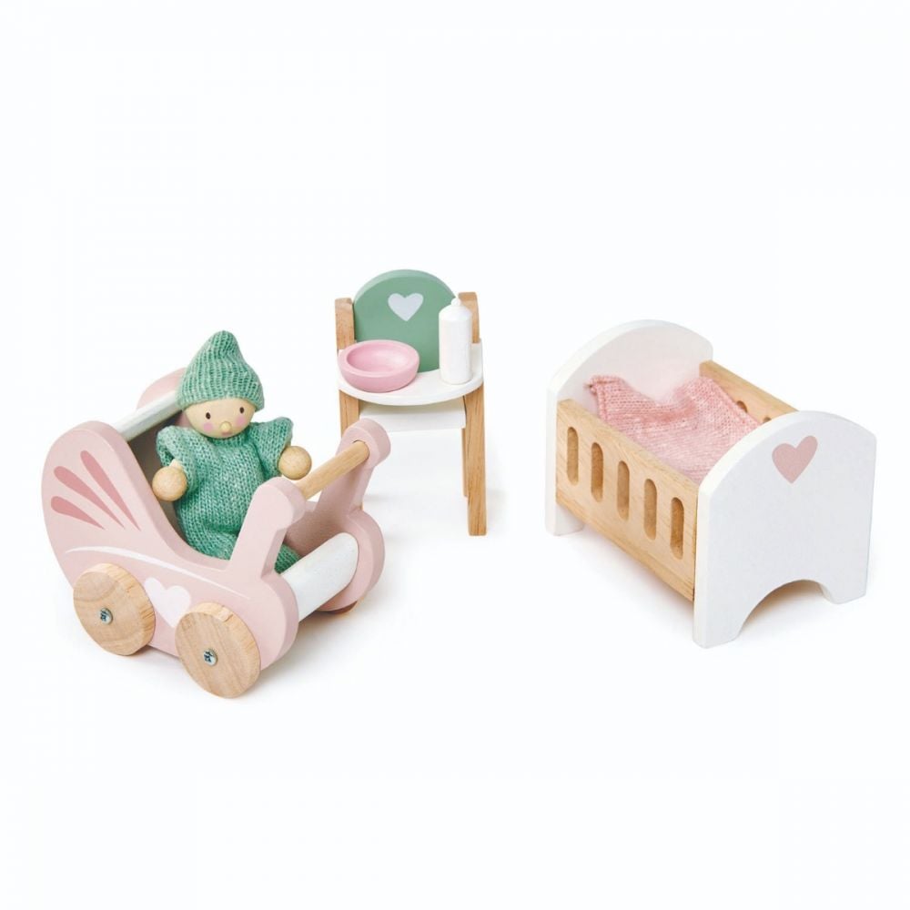 Set figurina si mobilier din lemn, Tender Leaf Toys, Dovetail