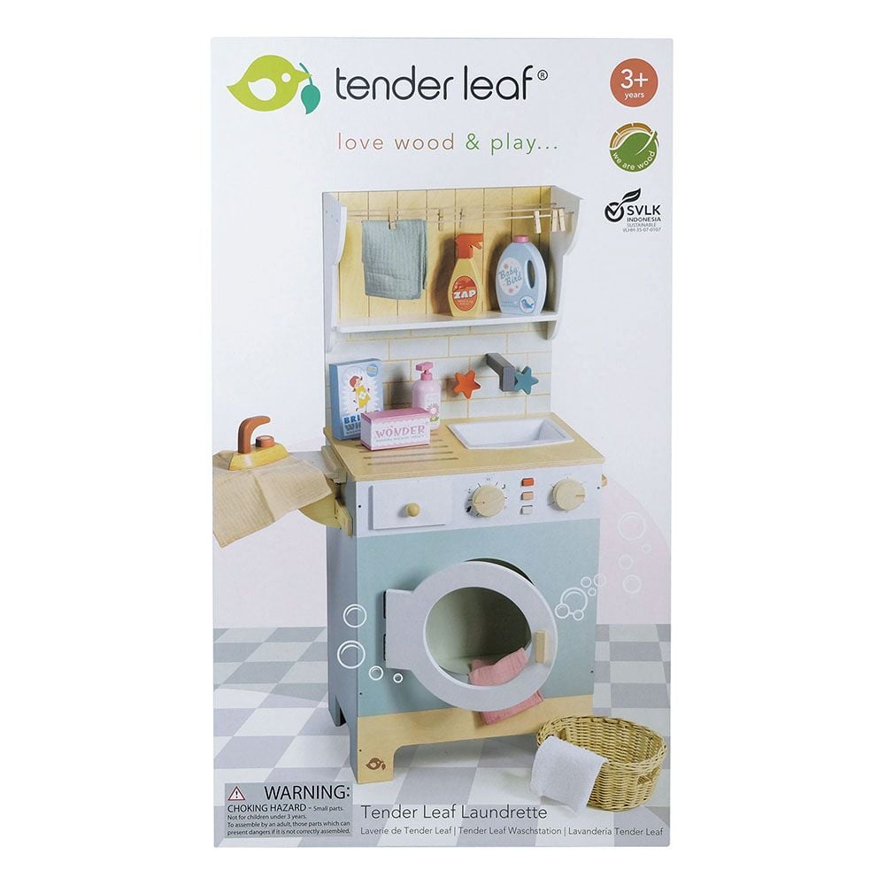 Spalatorie din lemn premium, Tender Leaf Toys