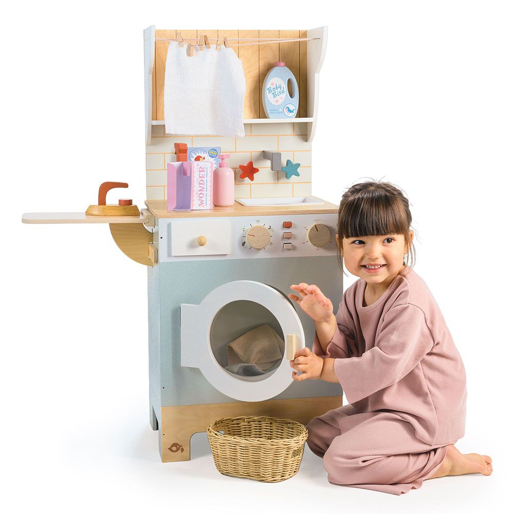 Spalatorie din lemn premium, Tender Leaf Toys