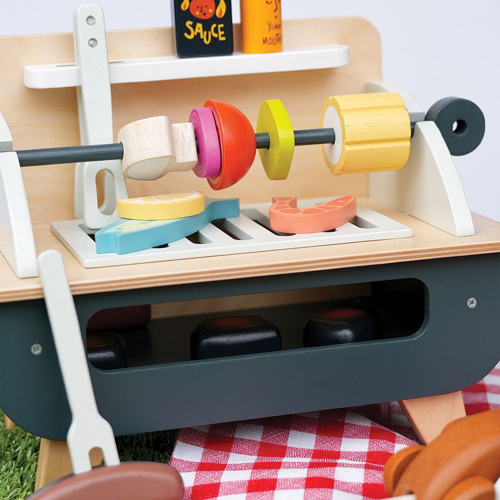 Set Gratar, din lemn premium, Tender Leaf Toys