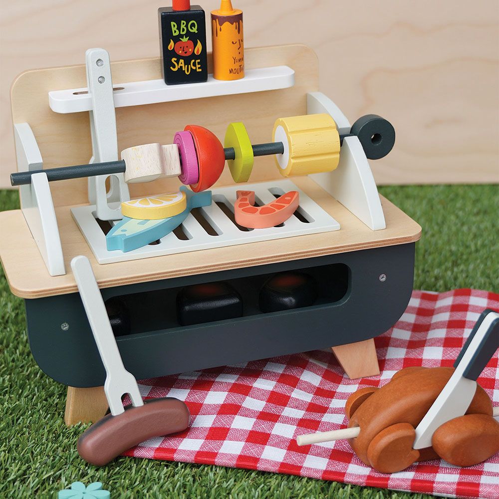 Set Gratar, din lemn premium, Tender Leaf Toys