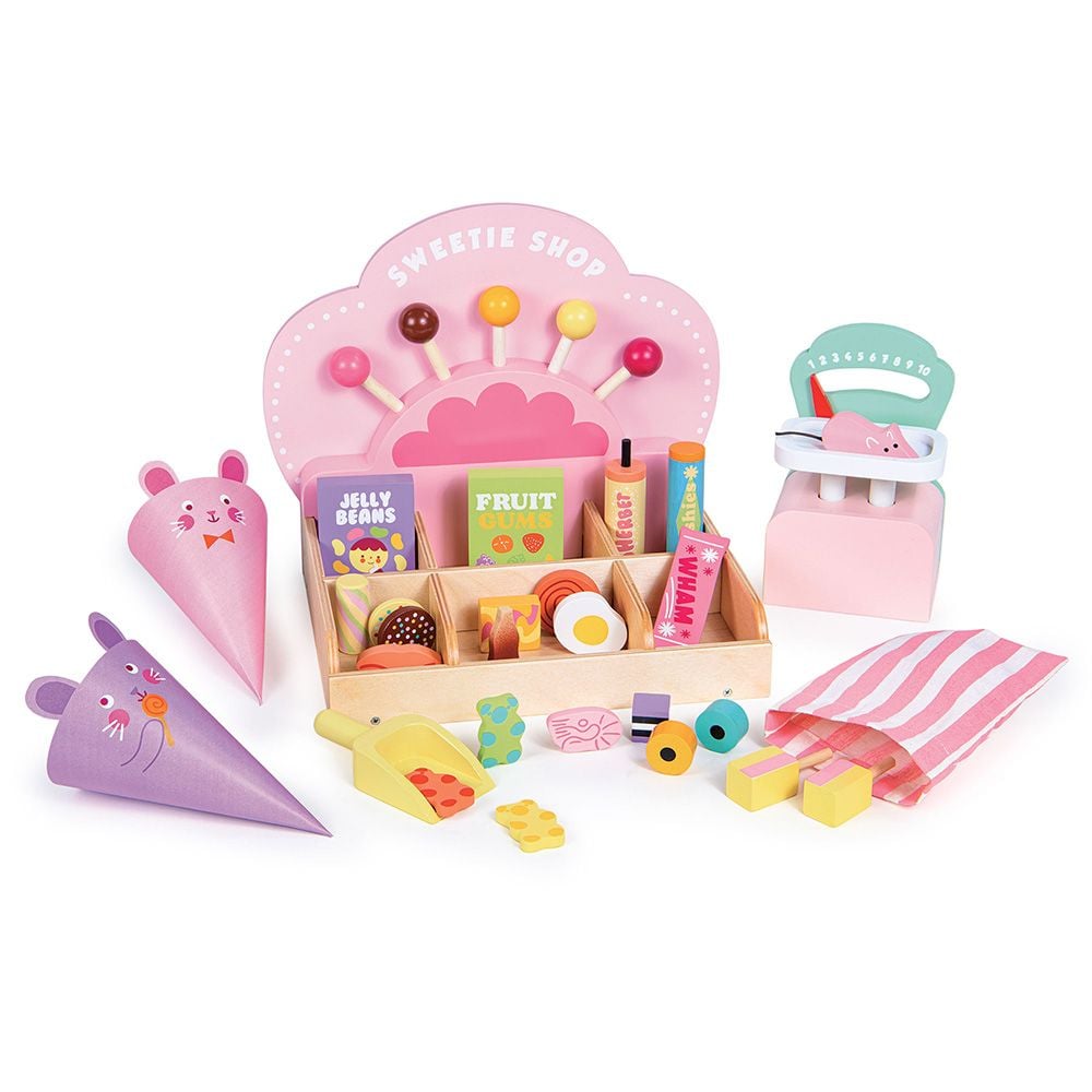 Magazinul de dulciuri, din lemn premium, Tender Leaf Toys, Pic'n'Mix