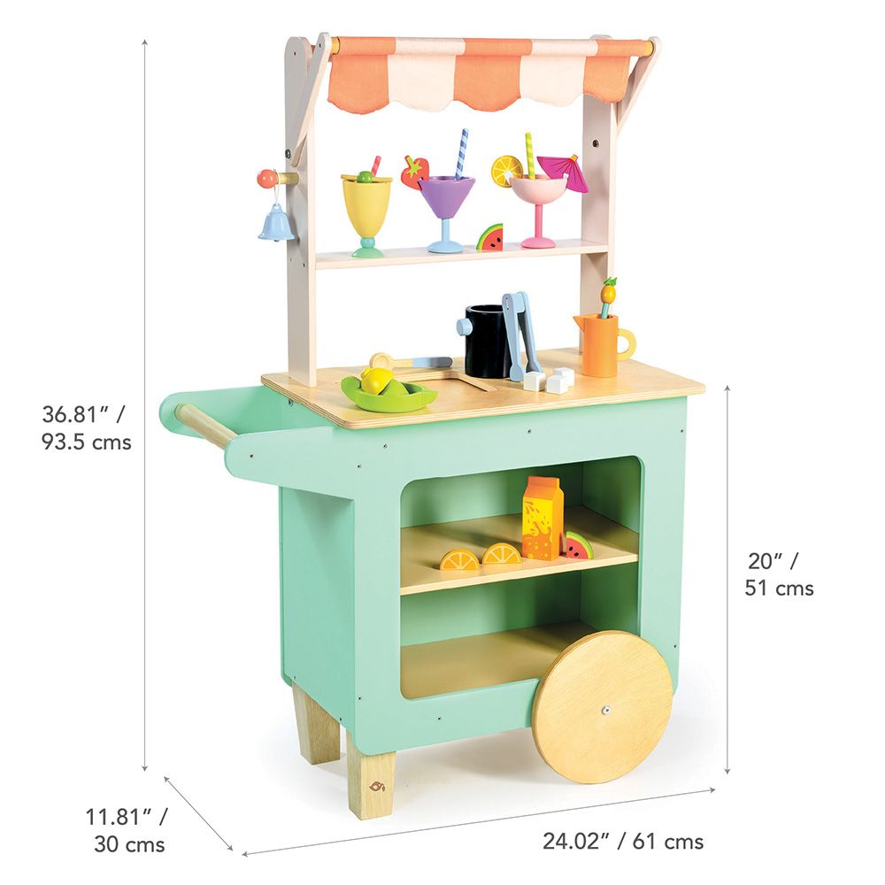 Standul cu bauturi, din lemn premium, Tender Leaf Toys