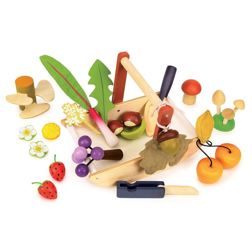 Cos de cules, din lemn premium, Tender Leaf Toys, Wild Wood