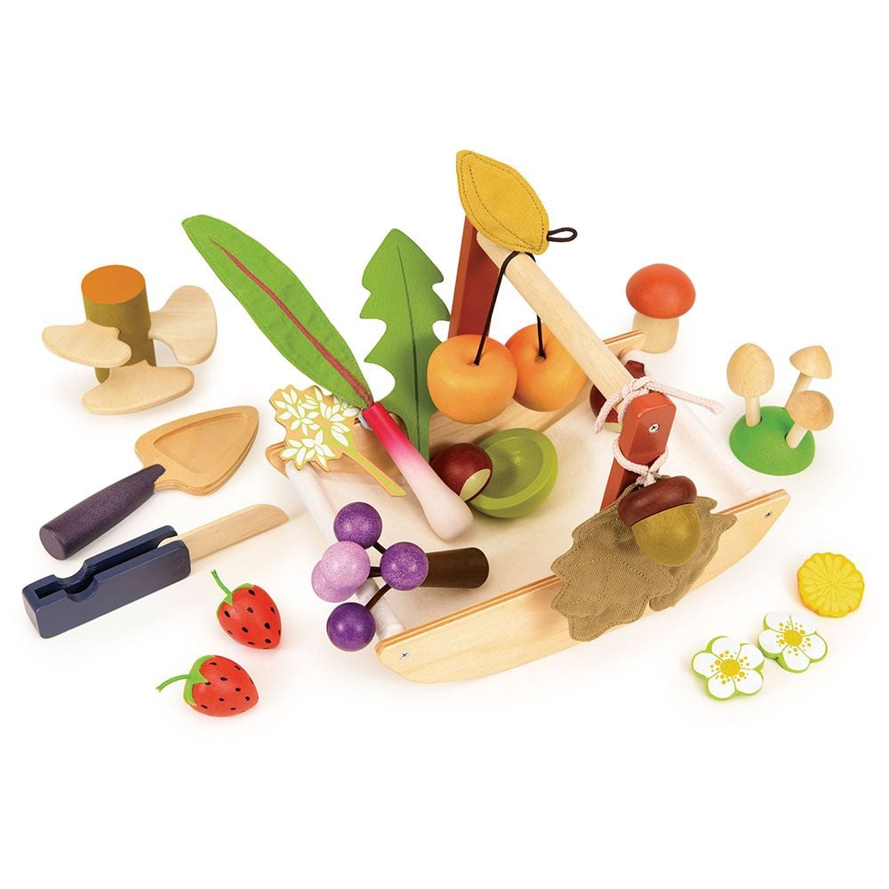 Cos de cules, din lemn premium, Tender Leaf Toys, Wild Wood