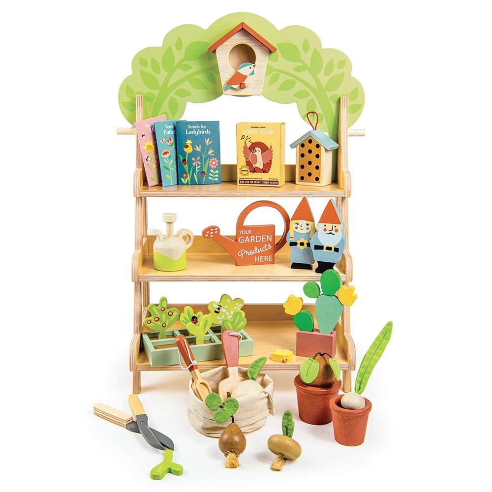 Centru de gradinarit, din lemn premium, Tender Leaf Toys