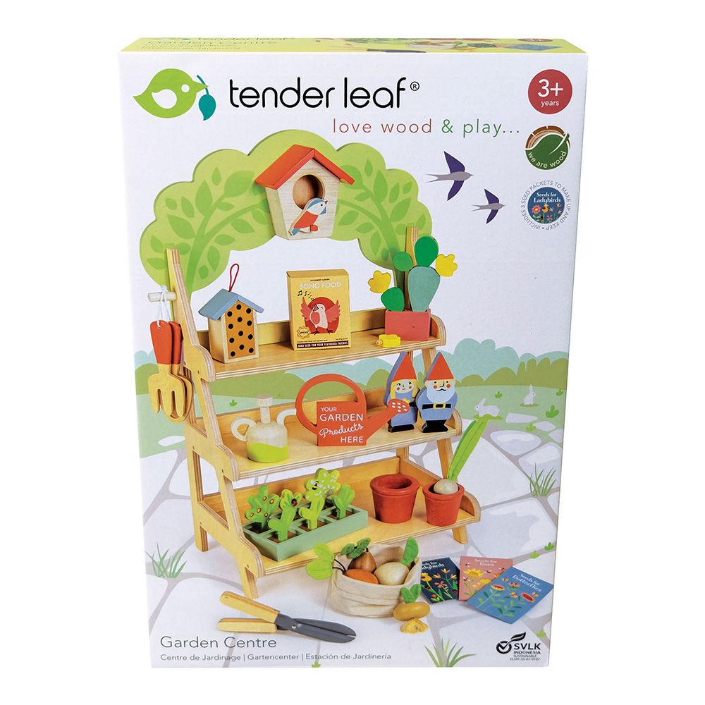 Centru de gradinarit, din lemn premium, Tender Leaf Toys