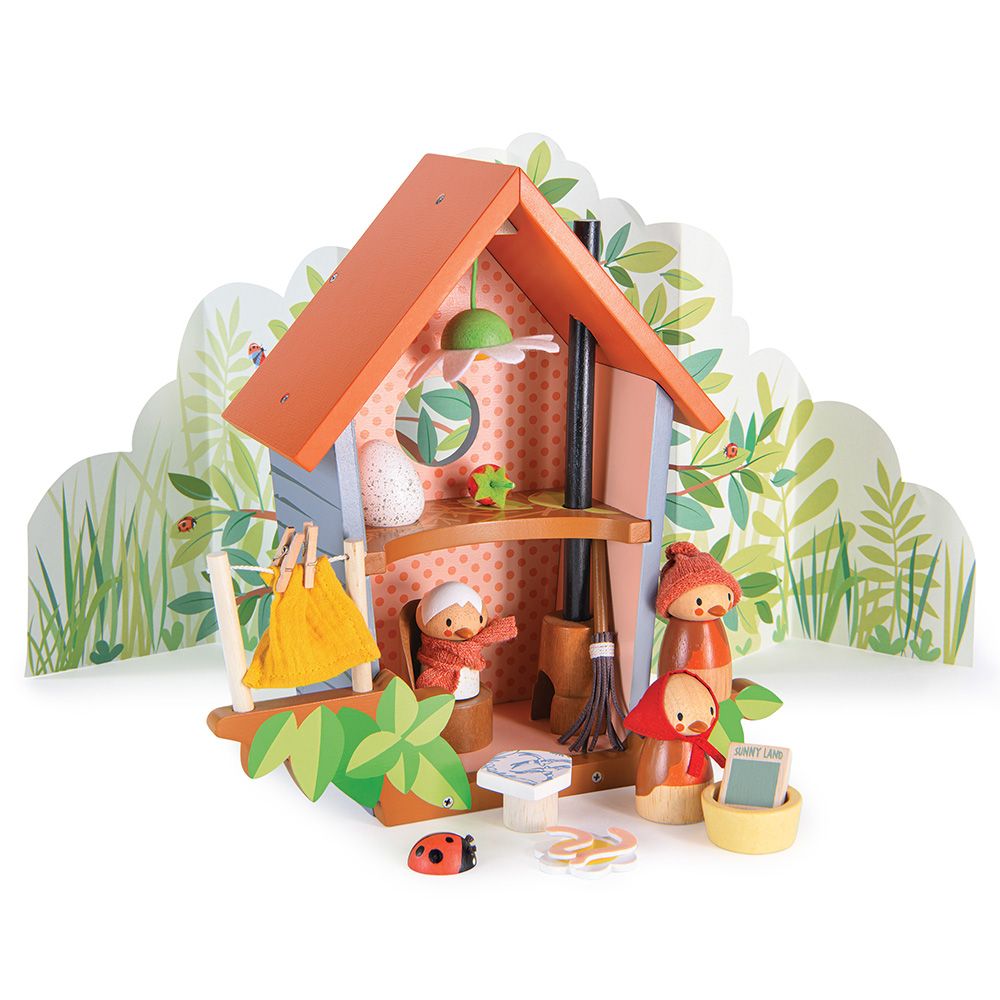 Casuta pentru pasari, din lemn premium, Tender Leaf Toys