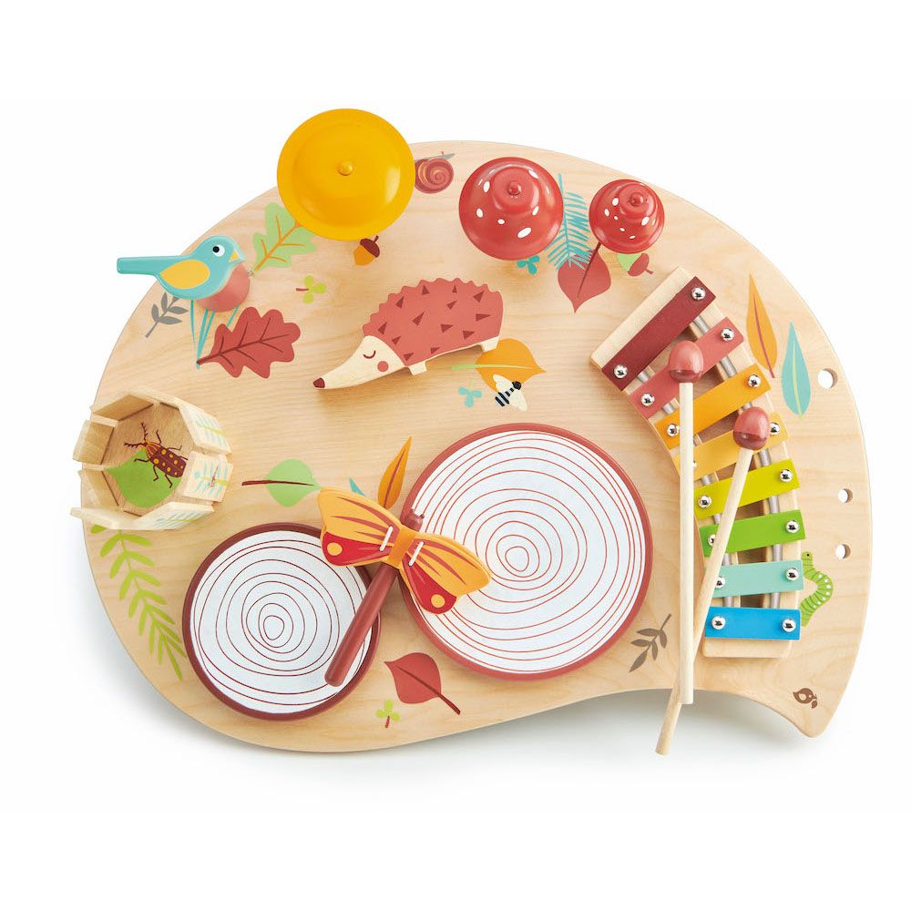 Masuta mea muzicala din lemn, Tender Leaf Toys