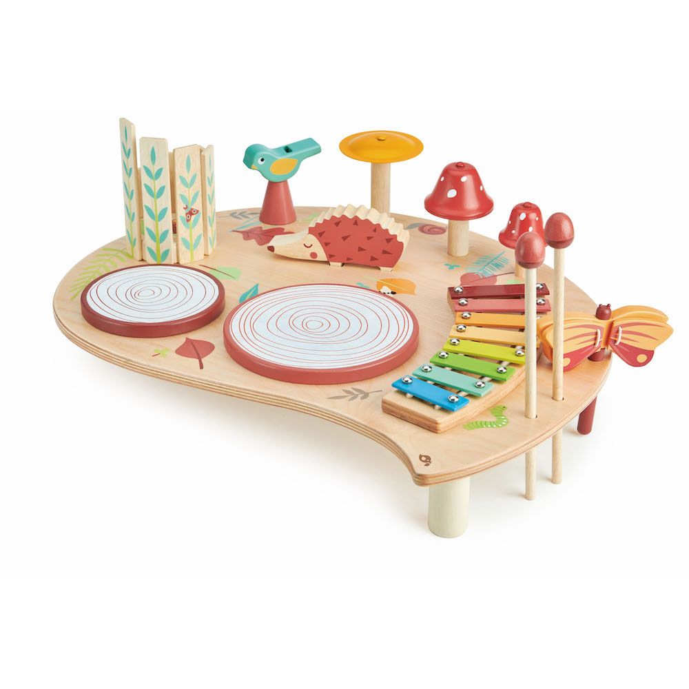 Masuta mea muzicala din lemn, Tender Leaf Toys