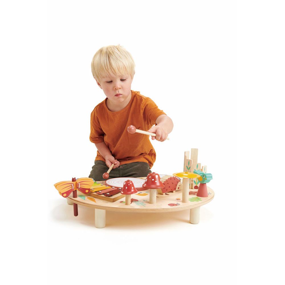 Masuta mea muzicala din lemn, Tender Leaf Toys