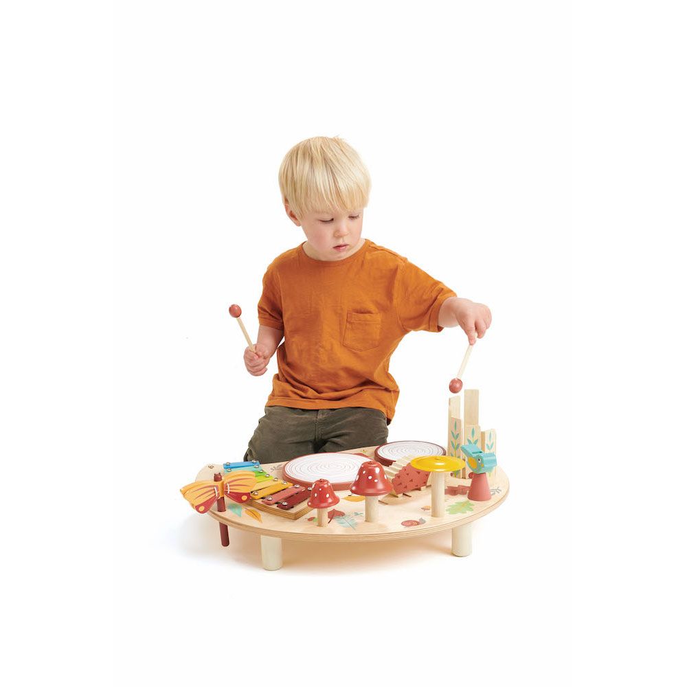 Masuta mea muzicala din lemn, Tender Leaf Toys