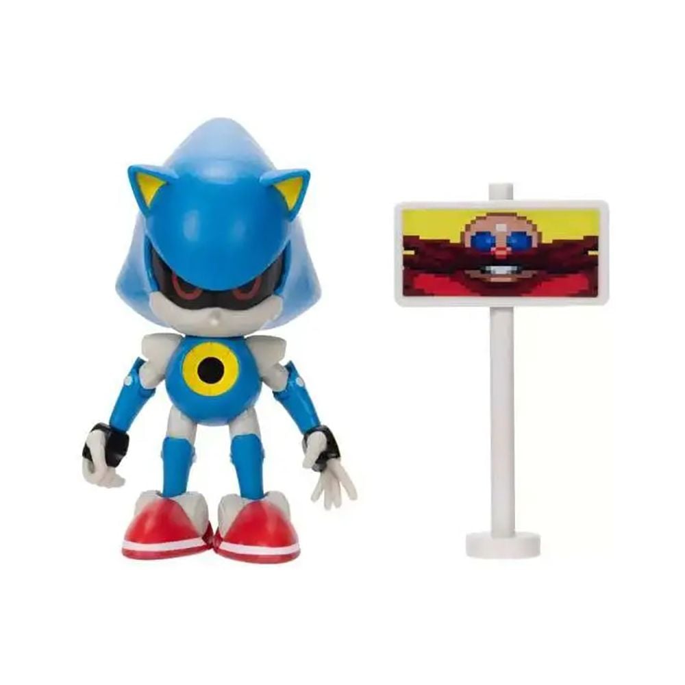 Figurina articulata cu accesoriu, Sonic the Hedgehog, Metal Sonic, 10 cm