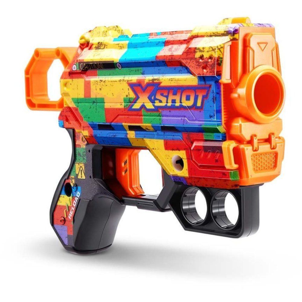 Blaster cu 8 sageti, X-Shot, Excel Skins Menace, Striper, 36515N