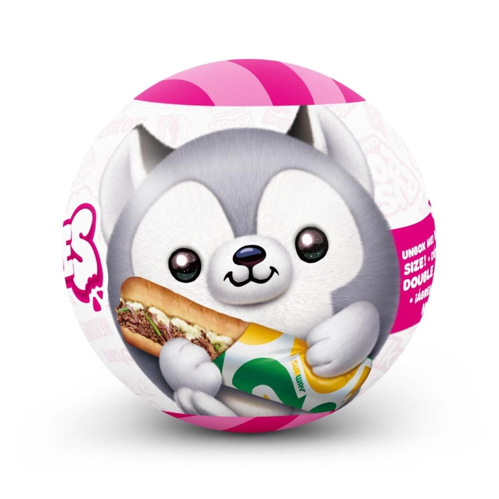 Jucarie de plus surpriza, Snackles, Mini Brands, S1 W2, 11 cm