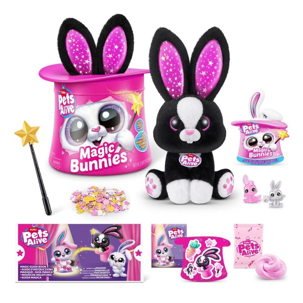 Jucarie de plus interactiva, Pets Alive, Iepurasul magician