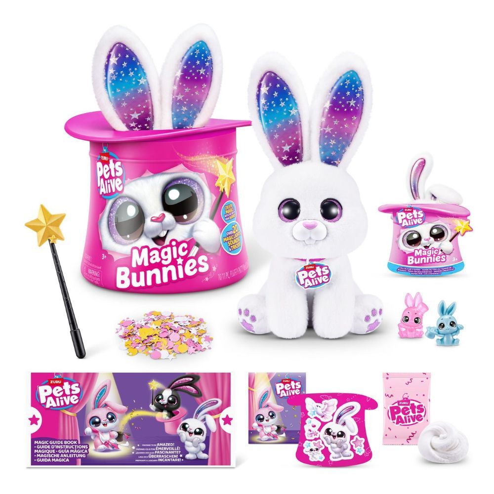 Jucarie de plus interactiva, Pets Alive, Iepurasul magician
