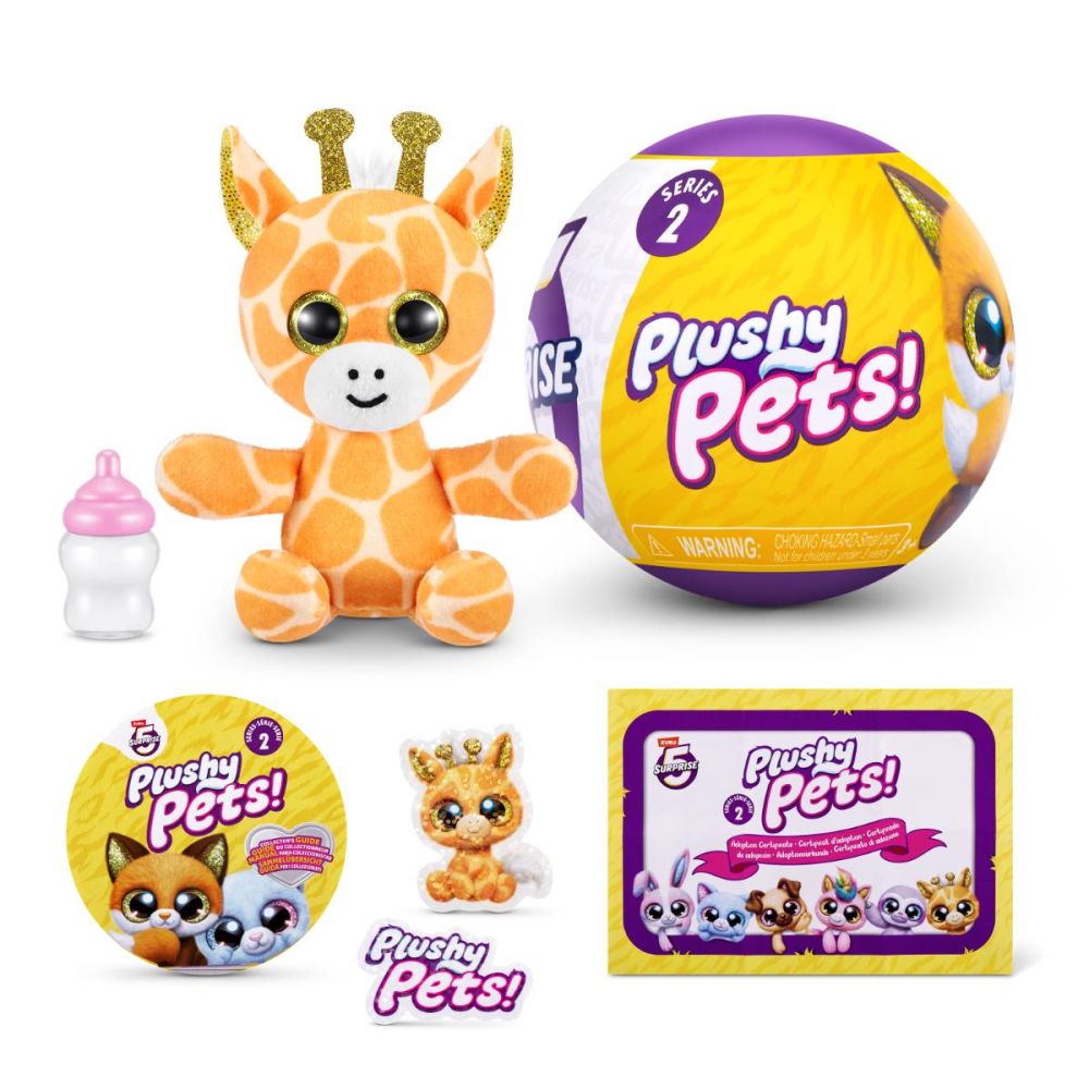 Jucarie de plus cu 5 surprize, Plushy Pets, S2 | Noriel