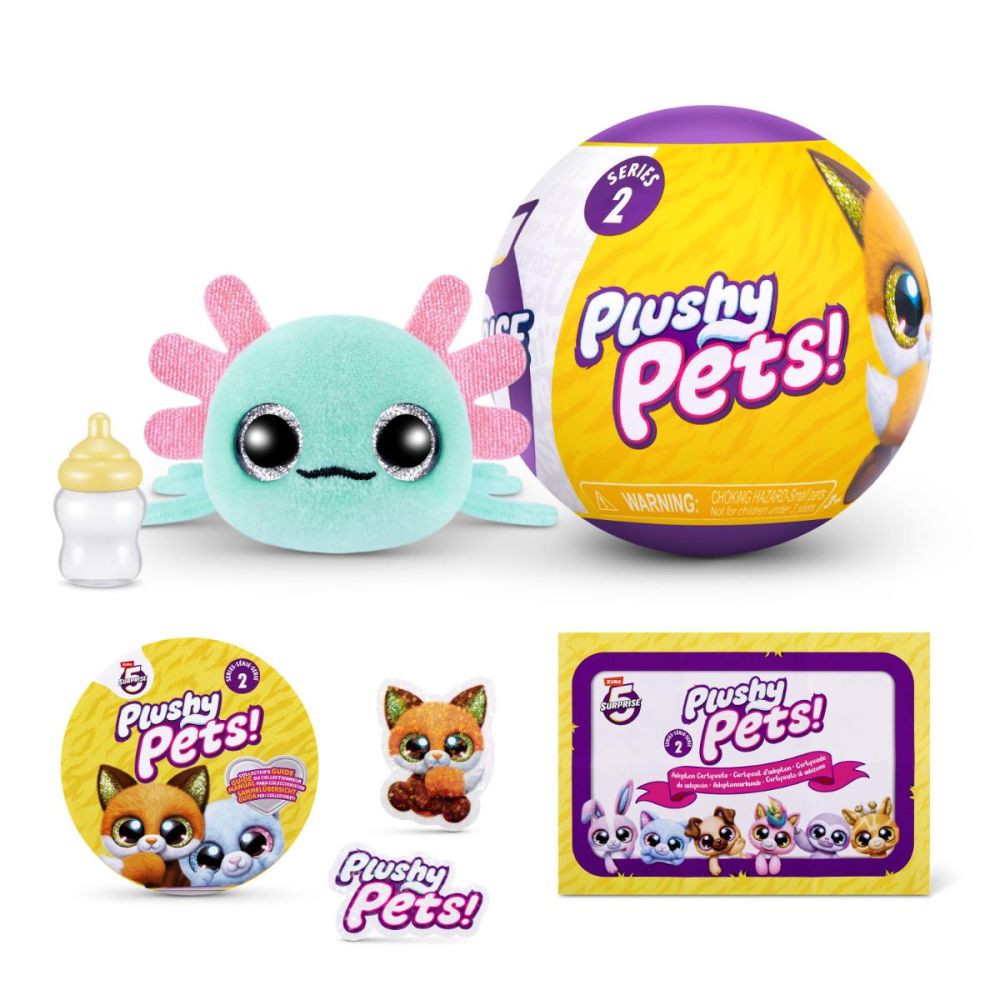 Jucarie de plus cu 5 surprize, Plushy Pets, S2 | Noriel