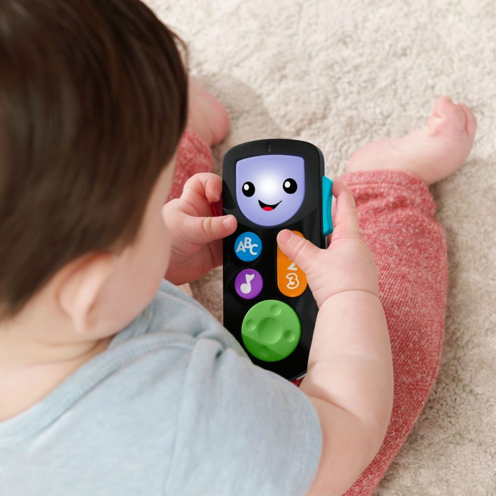 Jucarie pentru bebelusi, Laugh And Learn, Telecomanda interactiva, in limba Romana