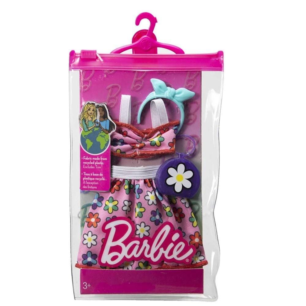 Set de haine si accesorii pentru papusa, Barbie, HJT21