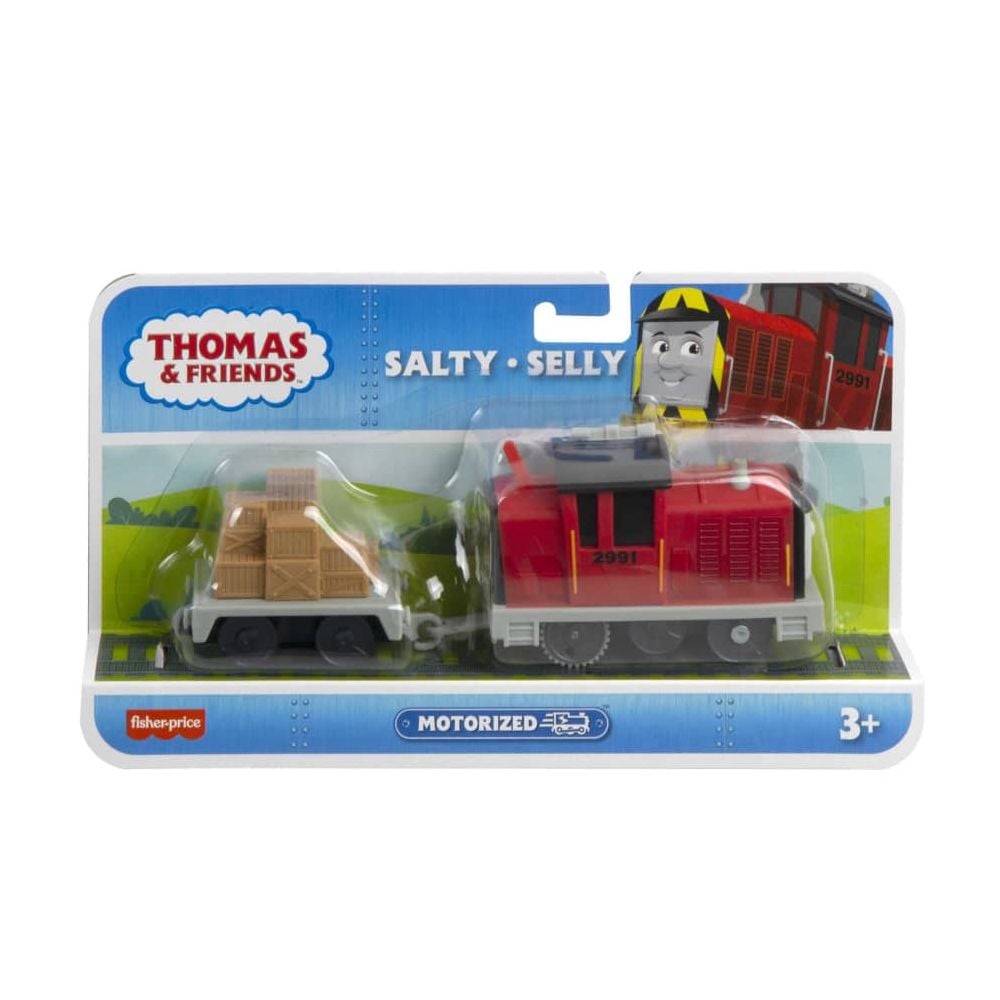 Locomotiva motorizata cu vagon, Thomas and Friends, Salty Selly, HMC21