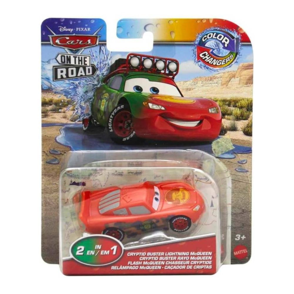 Masinuta Disney Cars, Color Changers, Crypto Buster Lightning McQueen, HMD70