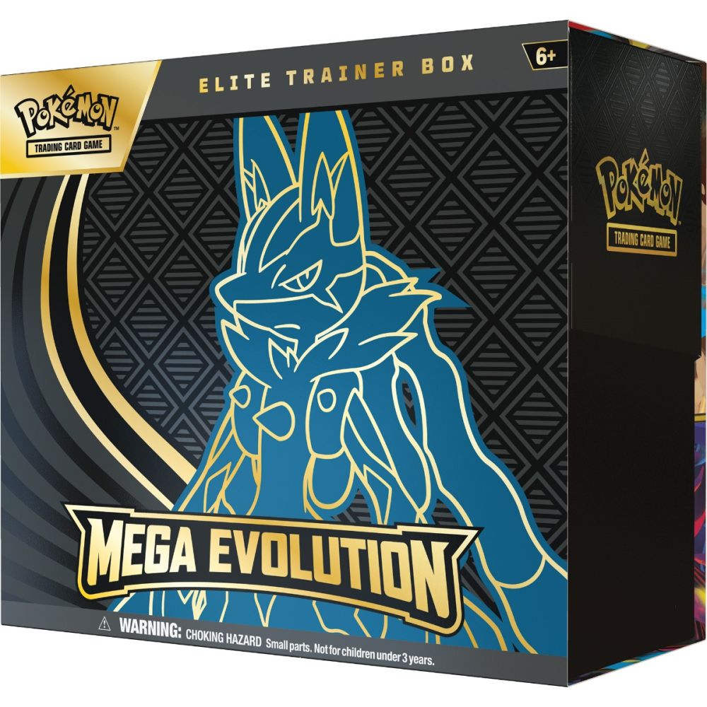 Set carti de joc in cutie Pokemon TCG, Mega Evolution 01 Elite