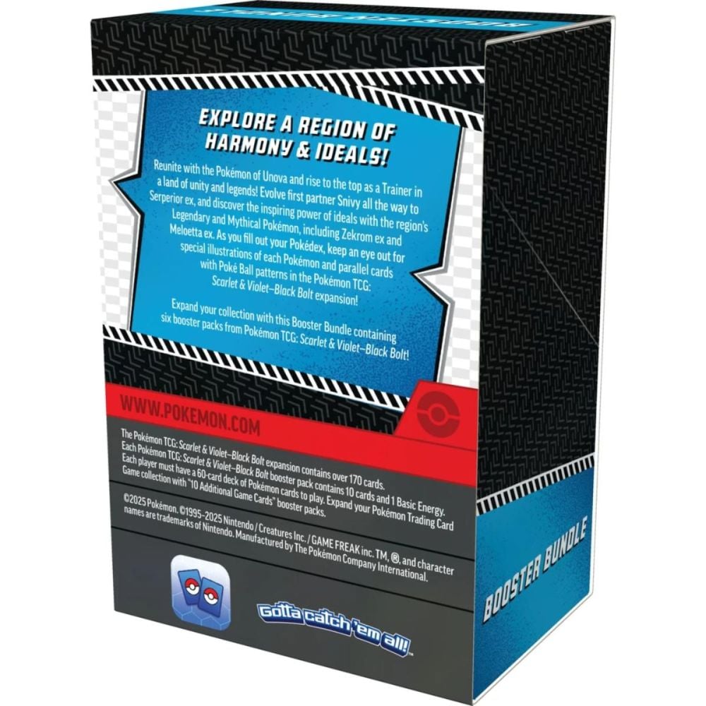 Set cartonase Pokemon TCG, Q3 Booster Bundle, Black Bolt | Noriel