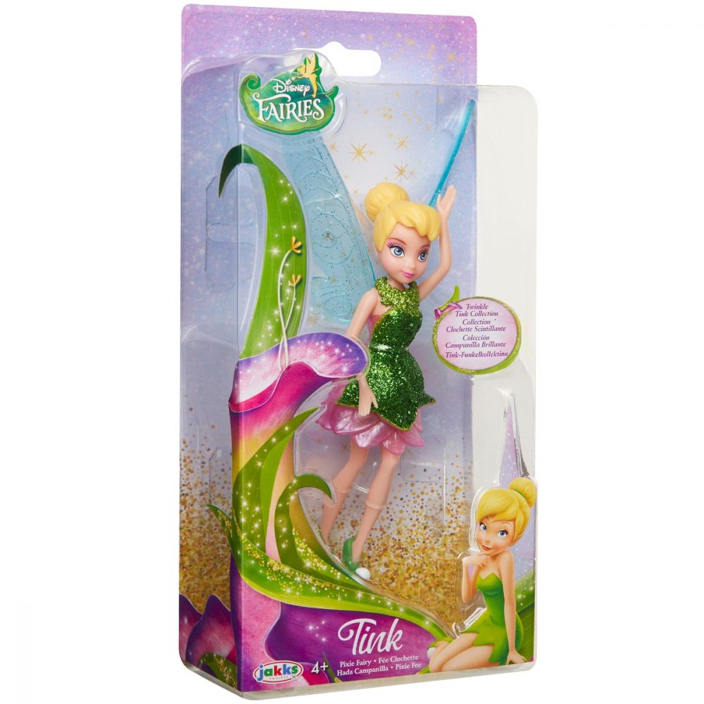 Papusa Disney Fairies, Tinker Bell, Verde, 12 cm