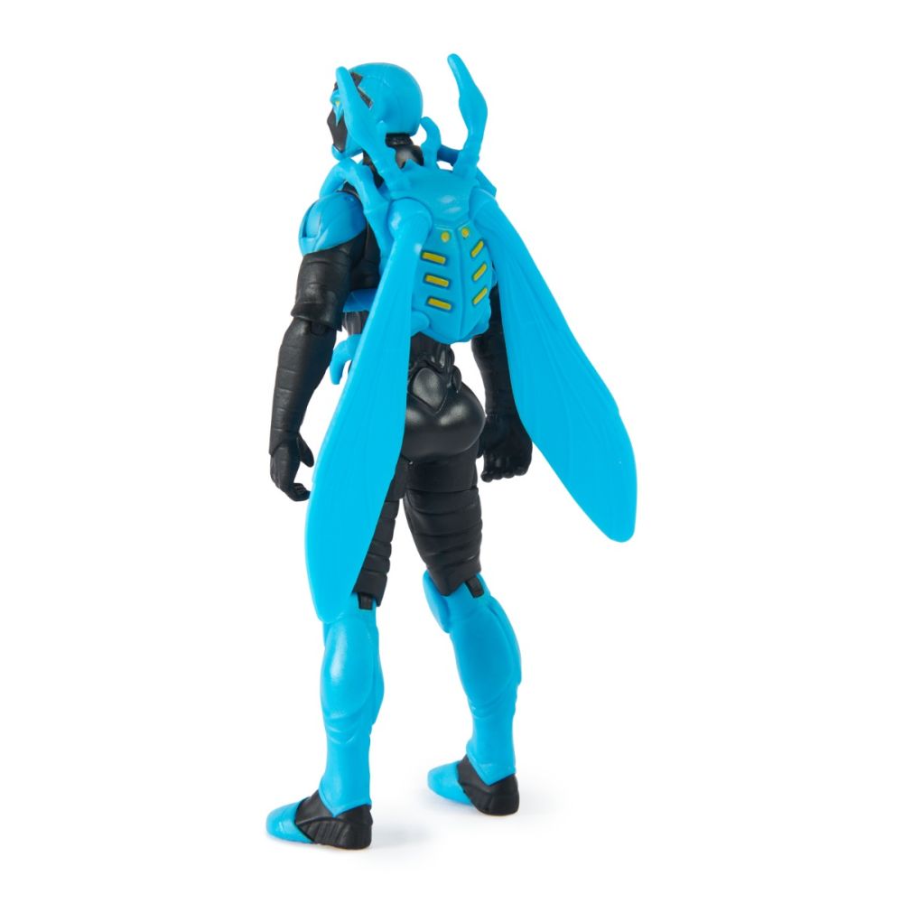 Figurina cu 2 accesorii surpriza, DC Universe, Blue Beetle, 10 cm, 20144128