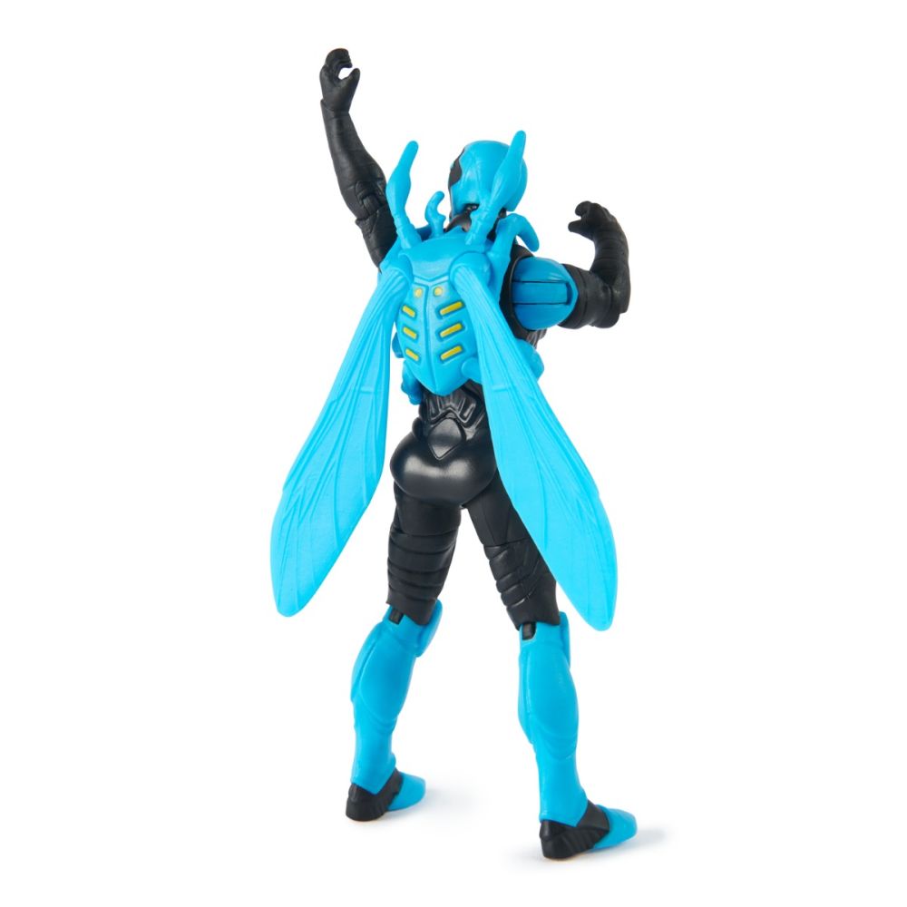 Figurina cu 2 accesorii surpriza, DC Universe, Blue Beetle, 10 cm, 20144128