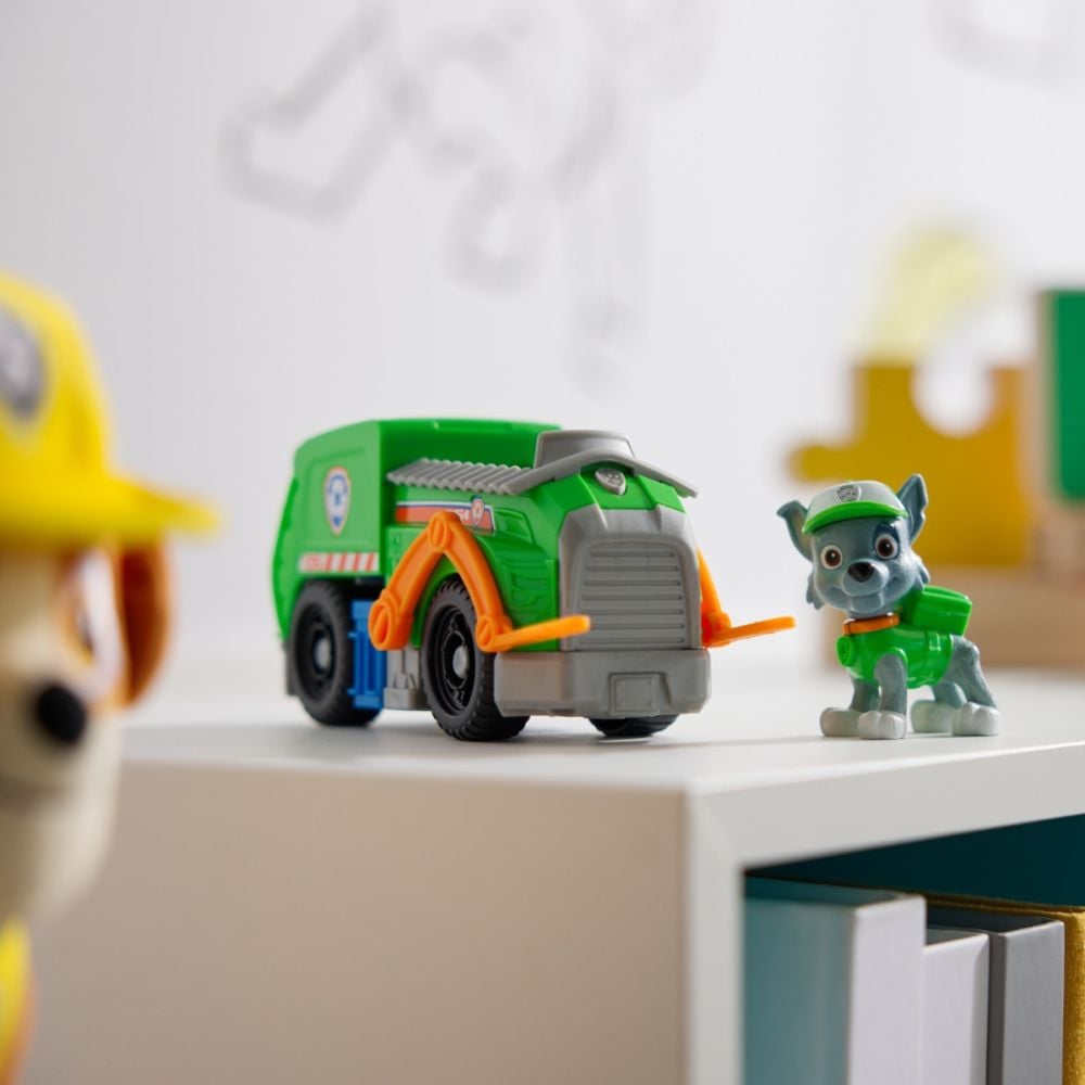 Camion de reciclare cu figurina, Paw Patrol, Rocky, 20148930