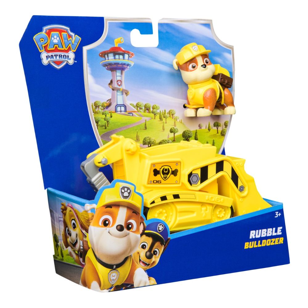 Buldozer cu figurina, Paw Patrol, Rubble, 20148931