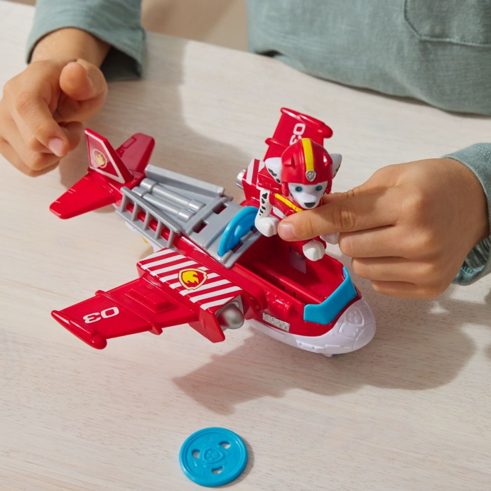 Avion de salvare cu figurina Paw Patrol, Marshall, 20149069