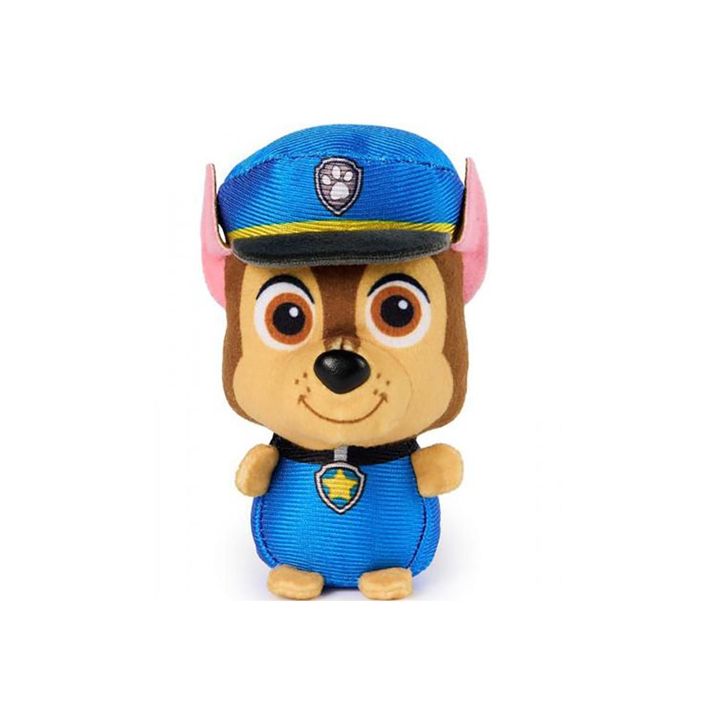 Jucarie de plus Paw Patrol, Chase, 7,5 cm, 20150953