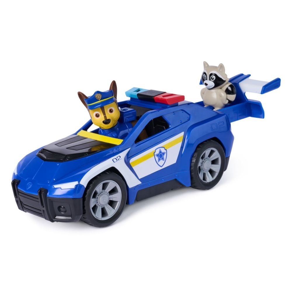 Set de joaca vehicul si figurine, Paw Patrol, Search and Rescue Cruiser, Chase, 20155158