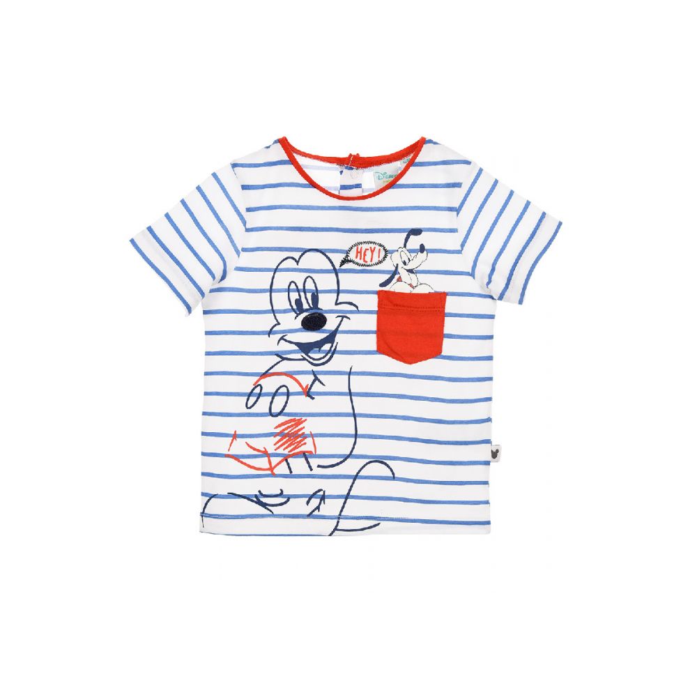Tricou cu imprimeu fantastic Mickey, Albastru