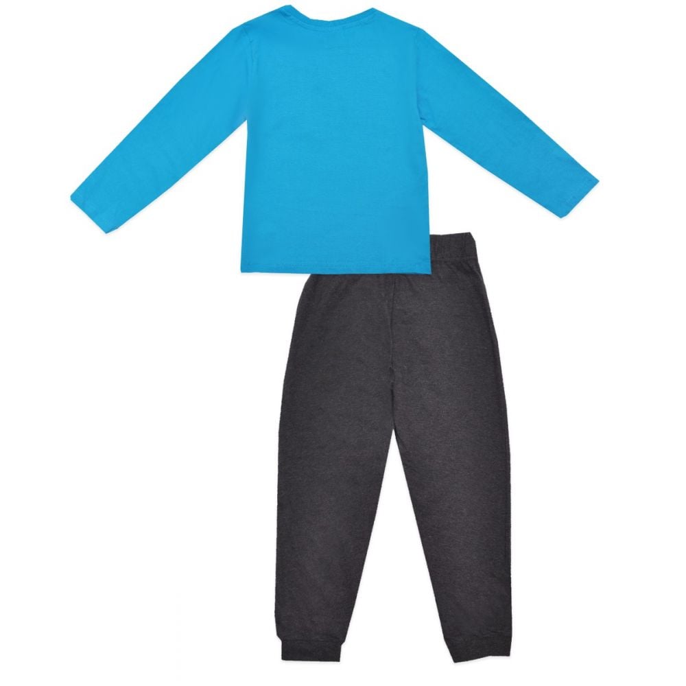 Pijama de baieti cu imprimeu Ben Ten, Blue/Negru