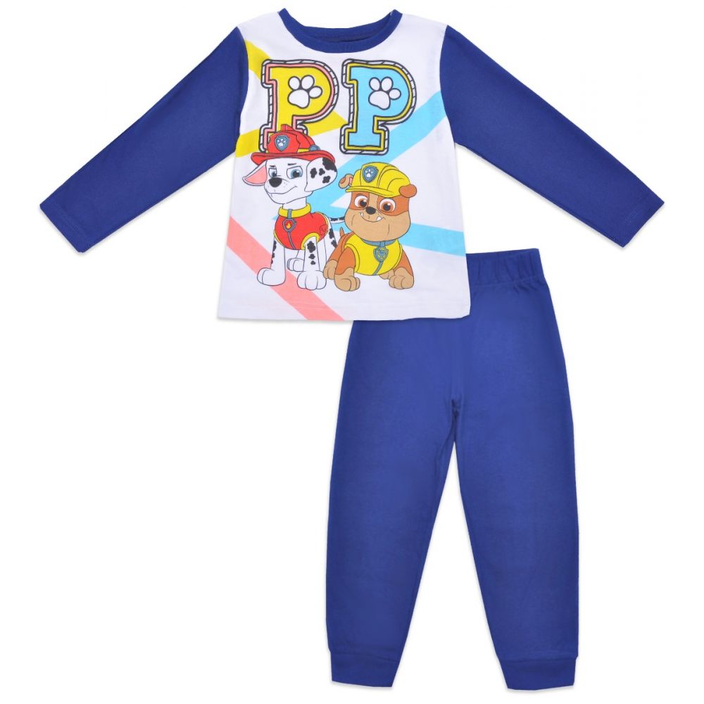 Pijama de baieti cu imprimeu Paw Patrol, Albastru