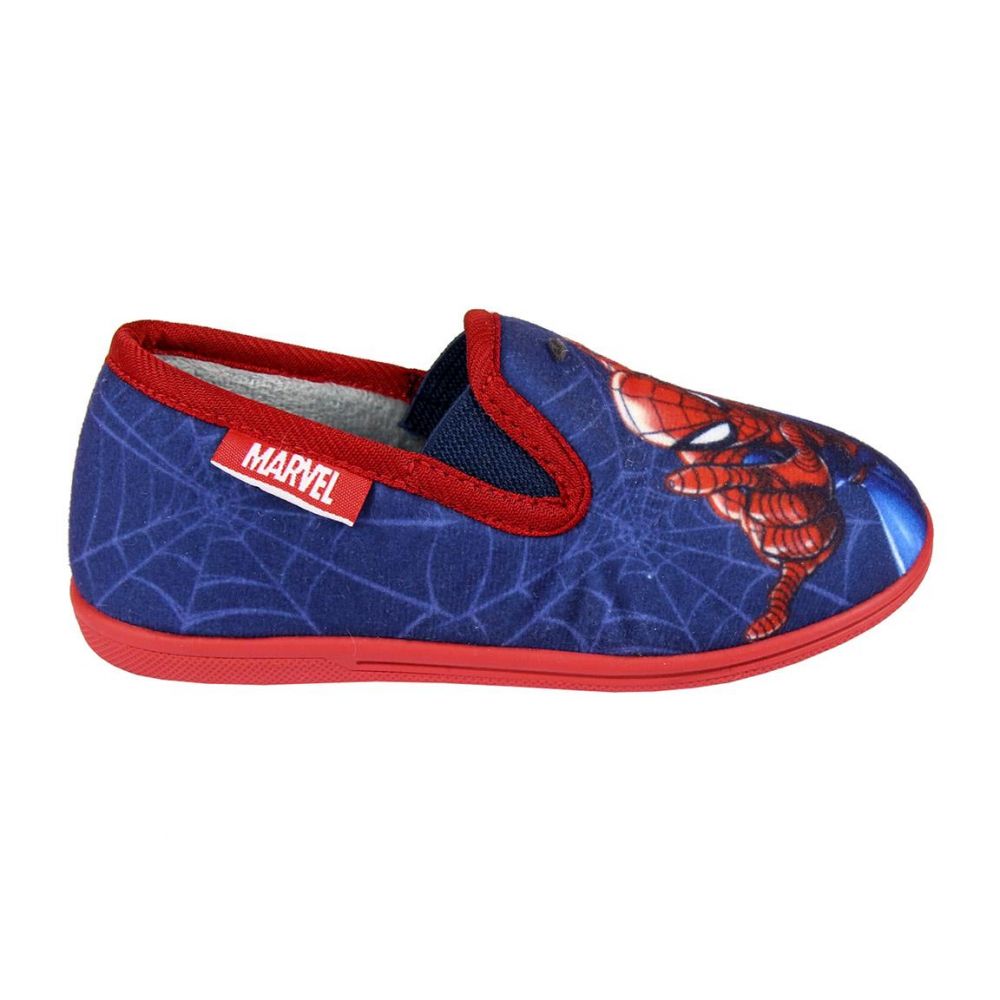 Papuci de casa cu imprimeu Spiderman, Rosu/Albastru