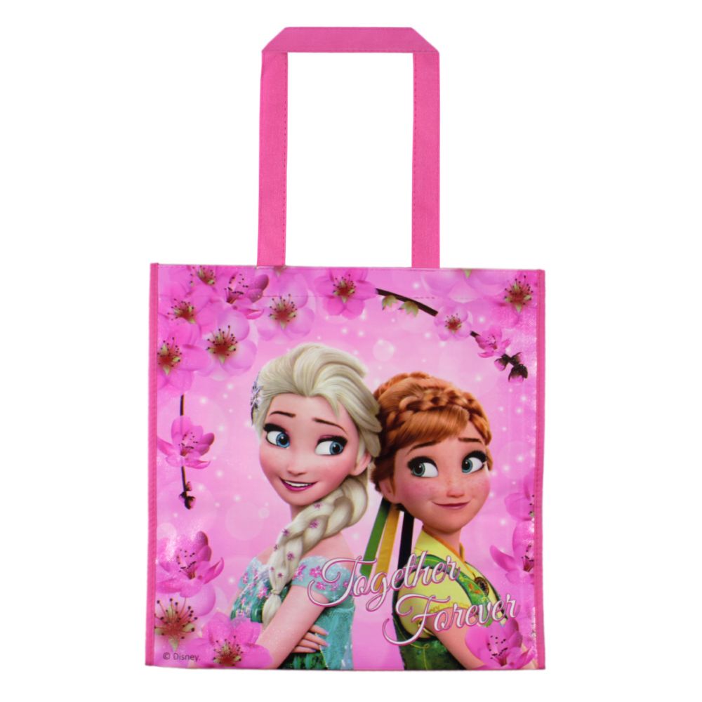 Sacosa de cumparaturi cu imprimeu Disney Frozen, Roz