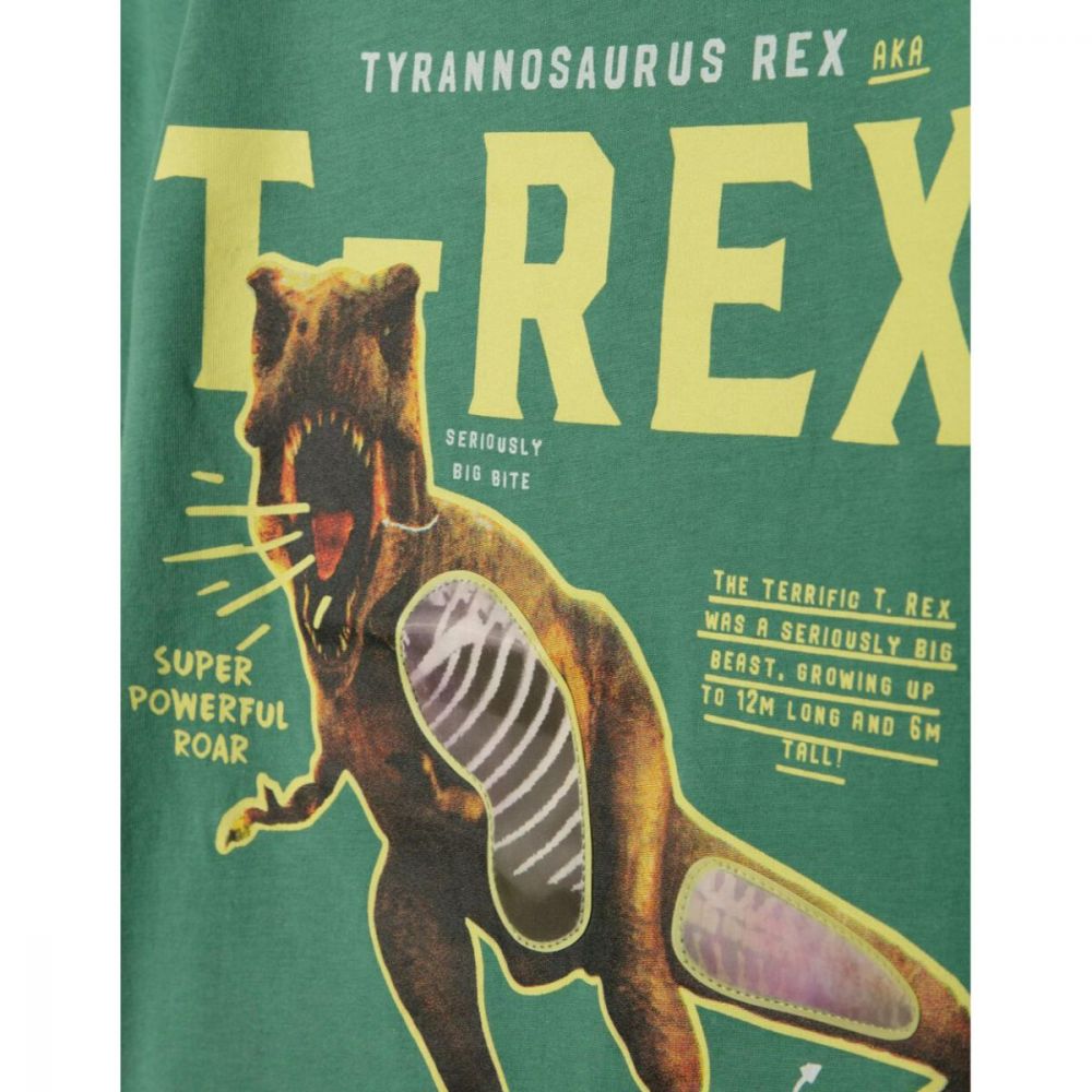 Tricou cu imprimeu frontal Zippy, T-Rex