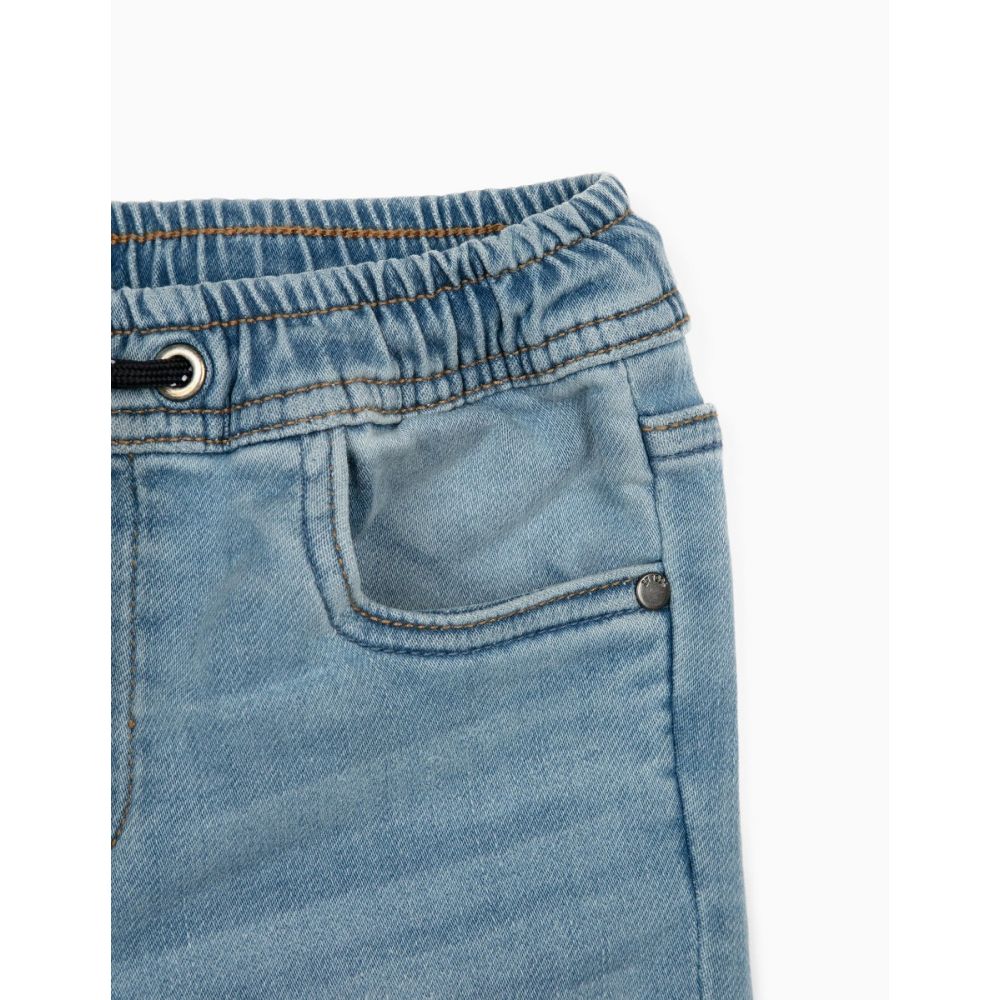 Pantaloni jeans cu snur Zippy